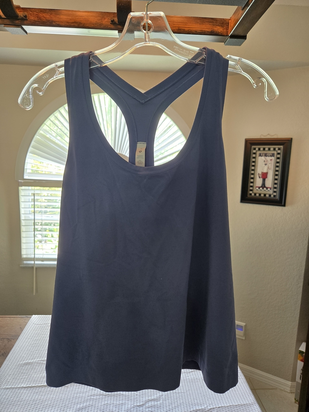 lululemon athletica Navy Racerback Flow Tank